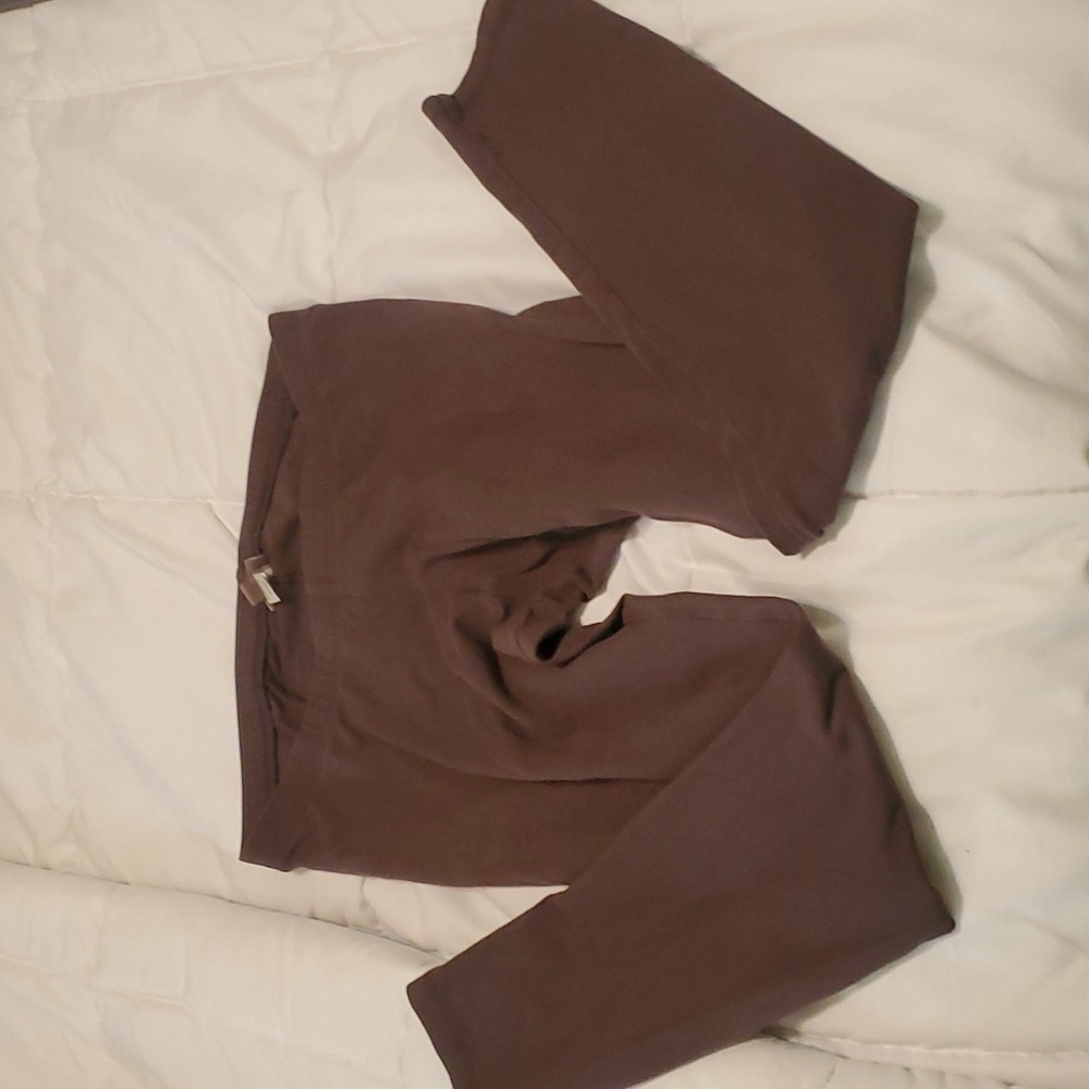 J.jill grey crop leggings